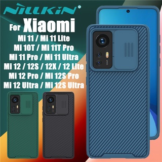 NILLKIN เคส Xiaomi Mi 12 12X 12S 11 11T 10T Pro Ultra Lite รุ่น CamShield Pro With Camera Cover Protect