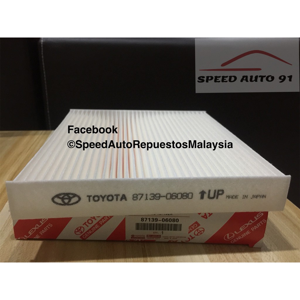 กรองแอร์ OEToyota Vios/Camry/ Hilux/ Innova/ Estima/ Altis/ Wish/ Fortuner/ CH-R 87139-06080