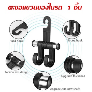 Nextool Stock ตะขอแขวนของในรถตะขอที่แขวนถุง กระเป๋าในรถยนต์ ตะขอแขวนของ ตะขอที่แขวนถุงและกระเป๋าในรถ