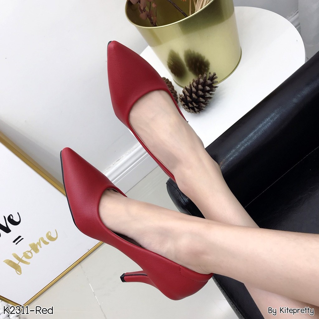 ⚡มีไซส์ 35-44🔥รองเท้าส้นสูง รองเท้าคัชชูปลายแหลม ส้นสูง3นิ้ว K2311/K6662/K9080