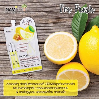 [กล่อง 6 ซอง] Nami Im Fresh Lemon Honey Whitening Serum นามิ แอม เฟรช เลมอน ฮันนี่ ไวท์เทนนิ่ง เซรั่ม