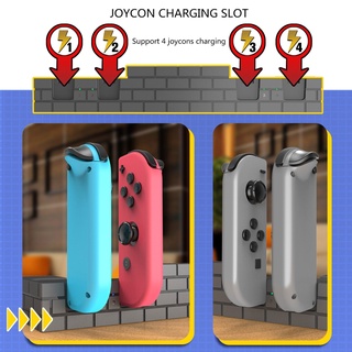 Capa แท่นชาร์จ 4 ซ็อกเก็ต สําหรับ Switch Joy Con