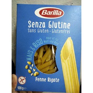 Barilla senza glutine penne Rigate เส้นพาสต้า บาริลล่า 400กรัม