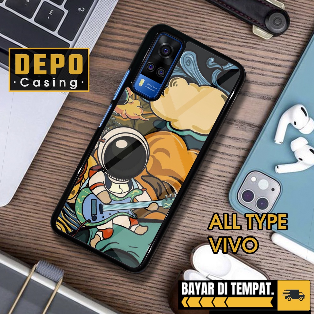 HP Vivo Y51 Y51A Y53S Case Y51 Y51A Y53S Premium Glossy Depo Casing [AST2] Aesthetic Phone Case Anim