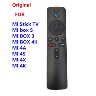 รีโมตคอนโทรล L65M5-5SIN สําหรับ Xiaomi MI BOX S L65M5-5SIN XMRM-00A Xiaomi MI BOX S/4K/4C &amp; MI tv Stick MI tv 4X 4 4K led tv พร้อม Google Assistant-Netflix-Prime