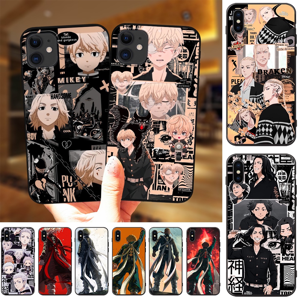 Tokyo Revengers anime Apple iPhone 11 Pro Max iPhone 12 Pro iPhone XS MAX iPhone 11 Pro iPhone 12 mini anti-drop TPU Soft silicone phone case Cover