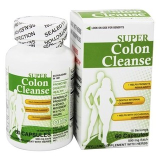 Health Plus Super Colon Cleanse 500 mg (60 Capsules) ดีท๊อกลำไส้ให้สะอาด