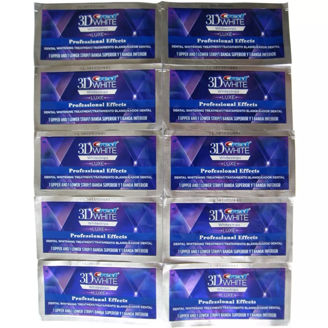 Crest 3D white strip professional white