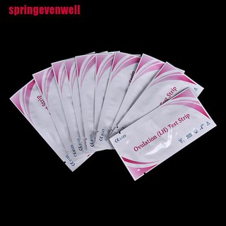 [springevenwell] แถบทดสอบการตั้งครรภ์ การตกไข่ 10 ชิ้น