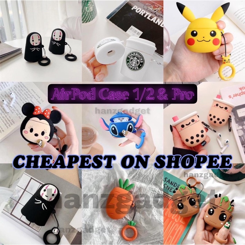 เรือจาก KL AirP0ds Case 1/2 Generation & AirP0ds Pro เคสซิลิโคนกันกระแทกสําหรับ AirP0ds