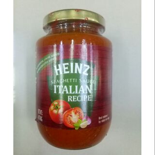 Heinz Spaghetti Sauce Italian Recipe ซอส สปาเก็ตตี้ สูตร อิตาเลียน ไฮนซ์ 450 กรัม