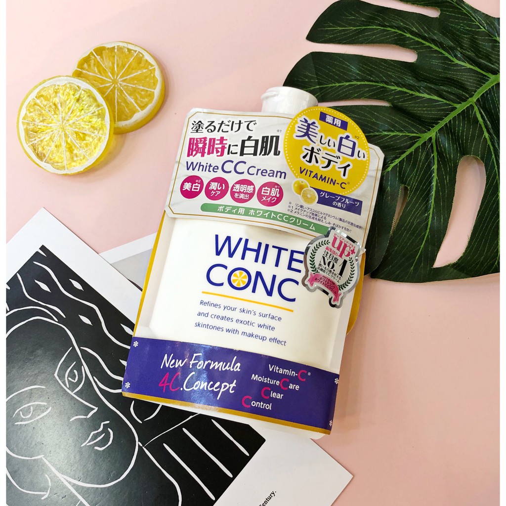 WHITE CONC BODY CC CREAM บอดี้ ซีซี ครีม ไวท์คอง 4990110005520