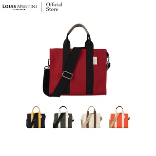 Louis Montini (Canvas D’ automne but spring) กระเป๋าสะพายข้าง Shoulder bag กระเป๋าเเคนวาส WHB10