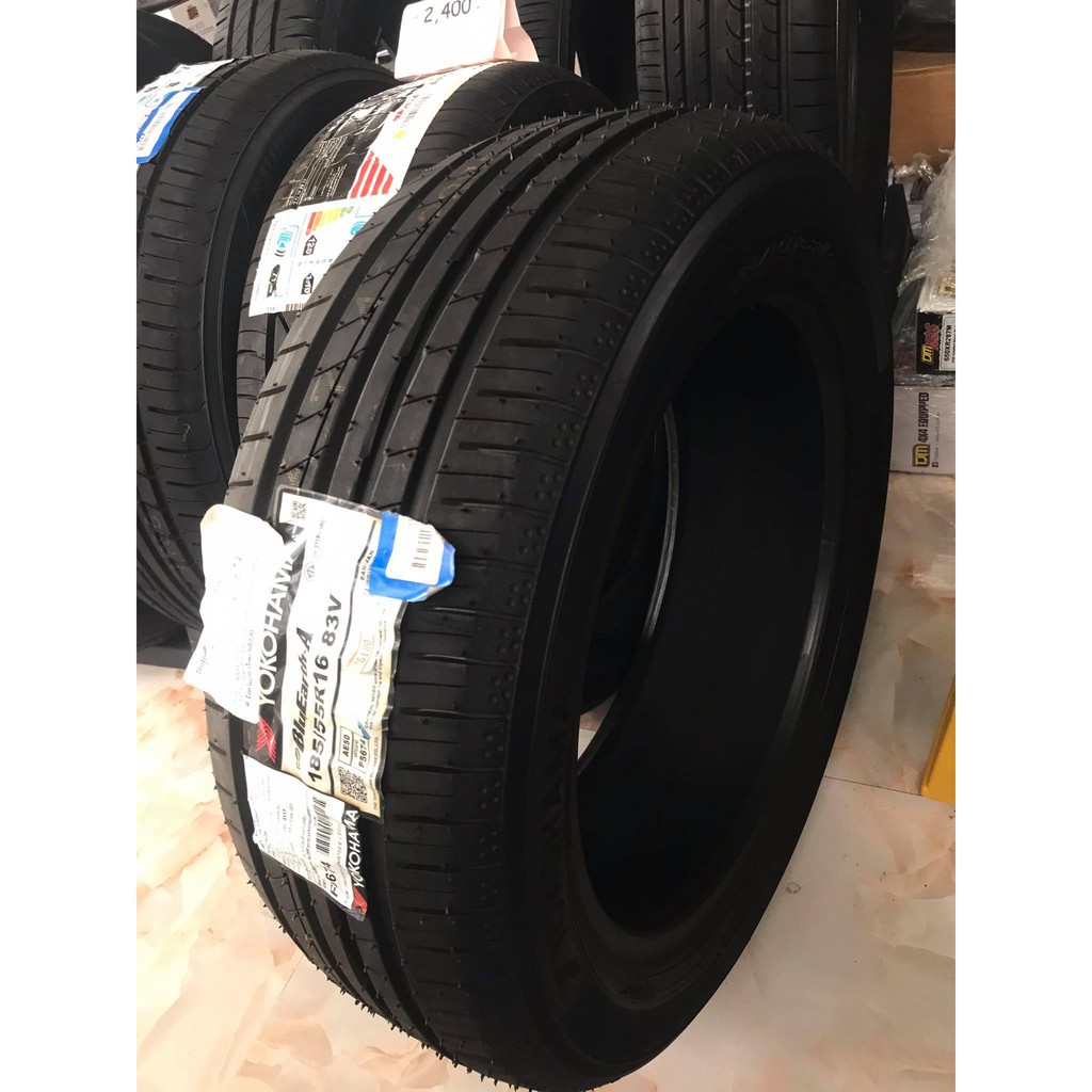 ยาง YOKOHAMA BluEarth-A  185/55R16 83V จำนวน 4 เส้น