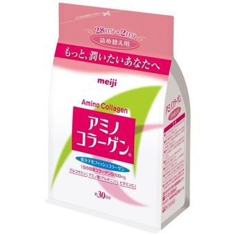 Meiji รุ่น : Amino Collagen 5000 mg. ชนิดถุงเติม 140