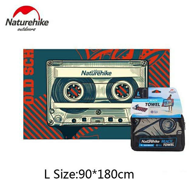 Naturehike NH17Y050-L ผ้าเช็ดตัวชายหาดไมโครไฟเบอร์แห้งเร็ว // ไซส์ L