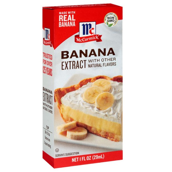 McCormick Banana Extract 29ml แมคคอร์มิค กลิ่นกล้วย29ml Shopee Thailand
