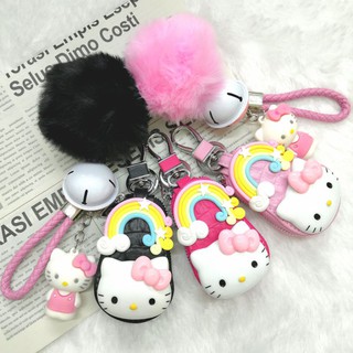 (( พร้อมส่ง))​ กระเป๋าใส่กุญแจรีโมทรถ กระเป๋ากุญแจ kitty คิตตี้ ซองใส่กุญแจ พวงกุญแจ ที่ใส่กุญแจ กระเป๋ากุญแจน่ารัก