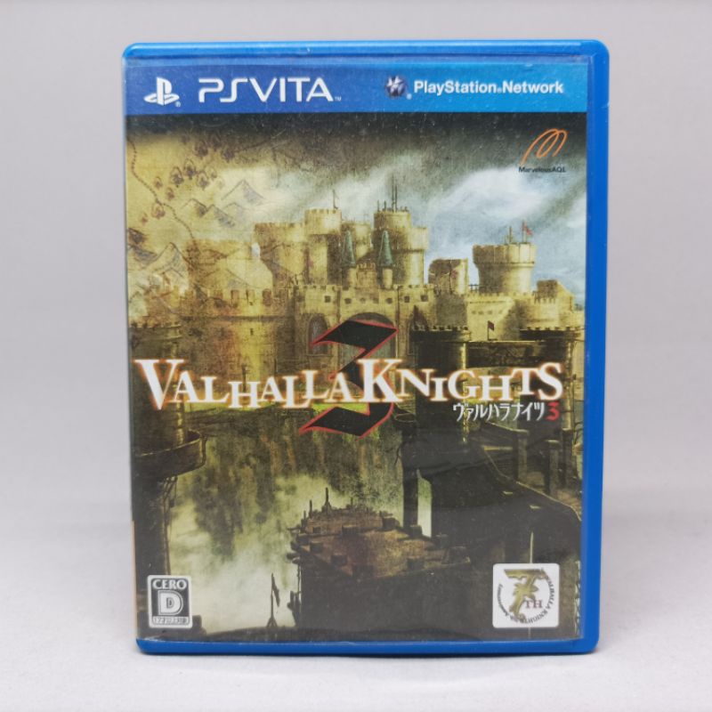 Valhalla Knights 3 PS Vita | แผ่นเกมเพลสเตชั่นวีต้า แท้ | Zone 2 | JP | กล่องไม่สวย