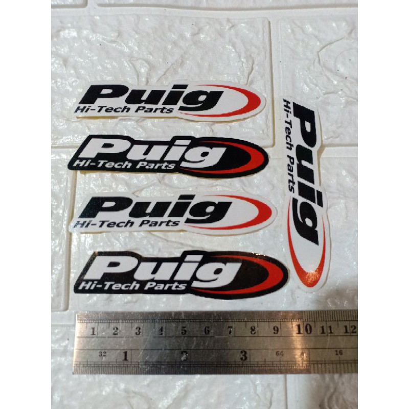สติกเกอร์ Puig racing สําหรับติดตกแต่งรถยนต์ 1 ชิ้น