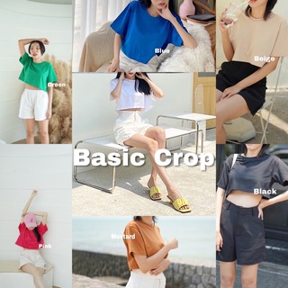 Basic Crop เสื้อครอปสุดน่ารักที่ควรมีติดไว้ค่ะ