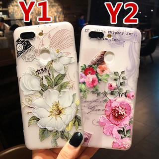 Soft Case  V15 V11 Pro V11i V9 V7 V5 Y91 Y81 Y71 Y55 Y51 Y95 Y93 V5s Plus Y85 X21 Y66 3D Flowers