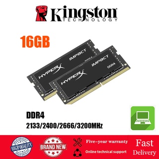 แรมแล็ปท็อป โน้ตบุ้ก 16GB DDR4 Hyper / DDR4 2133MHZ 2400MHZ 2666MHZ 3200MHZ SODIMM