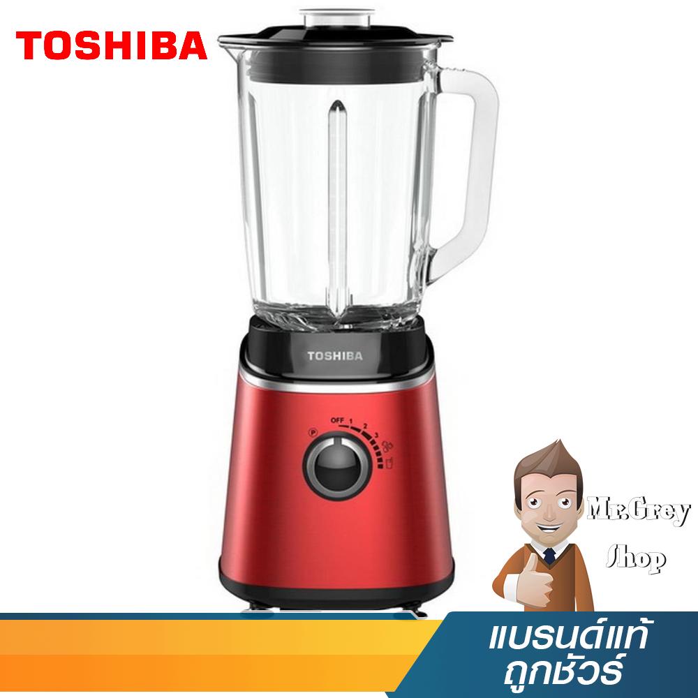 TOSHIBA เครื่องปั่นน้ำผลไม้ 1000วัตต์ 1.5 ลิตร มีโถพกพา รุ่น BL-T100GS (19333)