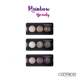catrice deluxe trio eyeshadow คาทริซ เดอะลุคซ์ ทริโอ อายแชโดว์ เนื้อชิมเมอร์และเนื้อแมตต์ ติดทนนาน 2.2g