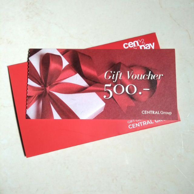Central Gift Voucher บัตรเซ็นทรัล 500 บาท