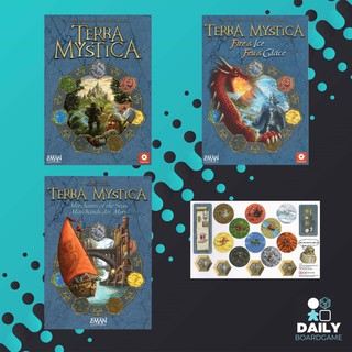 [Combo Set] - Terra Mystica + Fire &amp; Ice + Merchants of the Seas + Mini Expansion 1