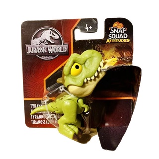 Mattel Jurassic World Snap Squad Attitudes Tyrannosaurus Rex (HCM17) ไทแรนโนซอรัส เร็กซ์ (ที. เร็กซ์) สีเขียว