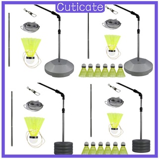 [CUTICATE] อุปกรณ์ฝึกแบดมินตัน แบบพกพา สําหรับเด็ก