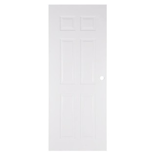 Interior door AZLE-6 80X200 CM UPVC DOOR WHITE Door frame Door window ประตูภายใน ประตูภายในUPVC AZLE-6 80x200 ซม. สีขาว