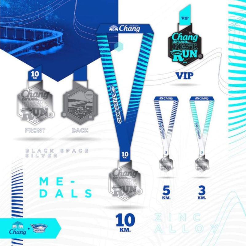เหรียญวิ่ง เหรียญรางวัล ฉลามชล