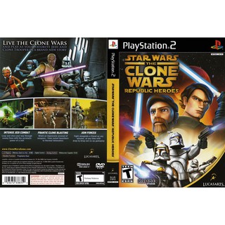 STAR WARS THE CLONE WARS REPUBLIC HEROES [PS2 US : DVD5 1 Disc]