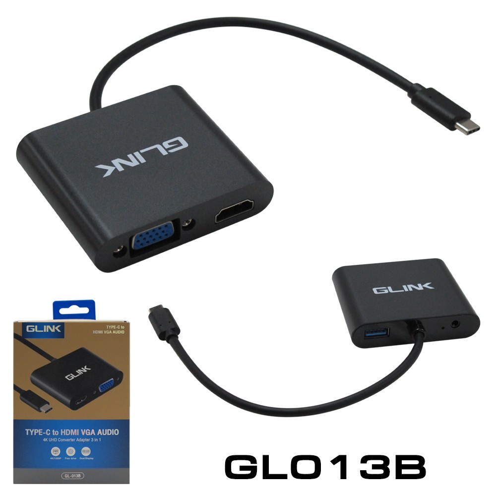 GLINK Converter Type-C TO VGA / HDMI GLINK (GL013B)Type-C to HDMI, VGA video adapter