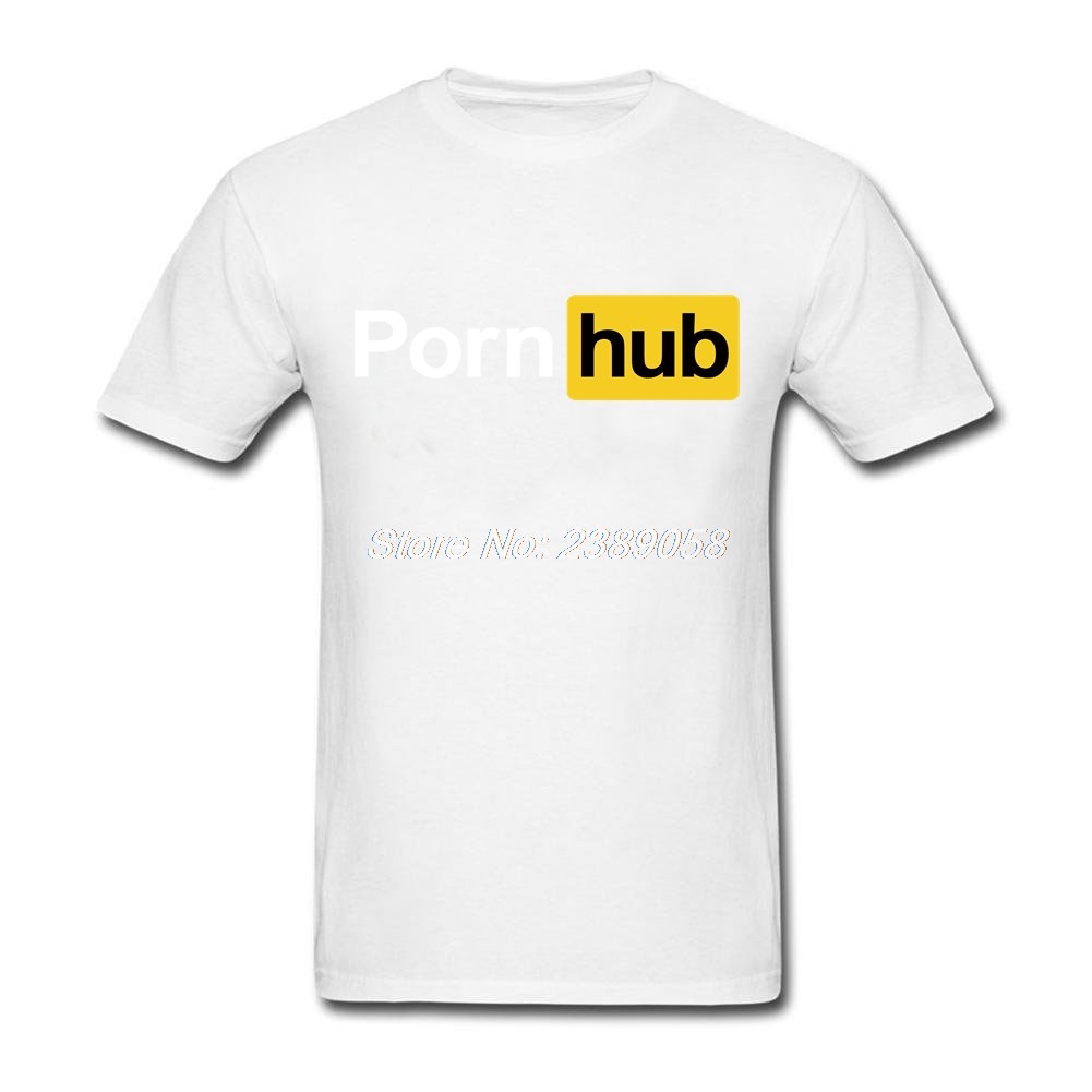 1001px x 1001px - Pornhub Porn Hub White Man T Shirt Fashion Cotton Mens Crew Neck TShirts  Top Tee