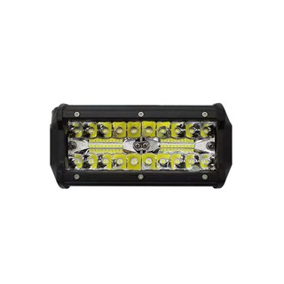 FS เเพค 1 ชิ้น สว่างตาเเตก! LED SPOT BEAM US 120Wไฟสปอร์ตไลท์2สี ปรับได้ 5สเตป รถยนต์ ไฟหน้ารถ ไฟท้าย ไฟช่วยตัดหมอก