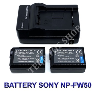 NP-FW50 / FW50 Battery and Charger For Sony Alpha A3000,A5000,A6000,A6500,A7,A7II,A7S,A7SII,A7R,A7RII,A35,A55,RX10,NEX7