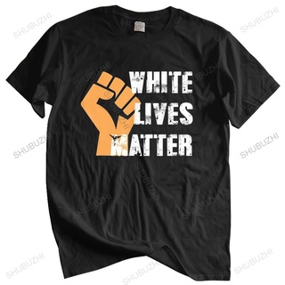 เสื้อยืดผ้าฝ้ายพรีเมี่ยม เสื้อยืด ผ้าฝ้าย พิมพ์ลาย Lives Matter สีดํา ไซซ์ยุโรป สําหรับผู้ชาย