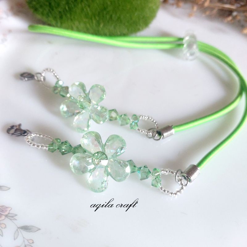 Swarovski 2IN1 สร้อยคอ หน้ากากอนามัย / สร้อยคอหน้ากาก