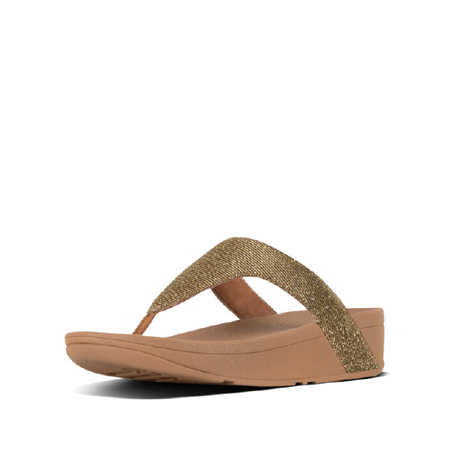 FITFLOP LOTTIE รองเท้าแตะแบบหูหนีบผู้หญิง รุ่น R24-667 สี Artisan Gold