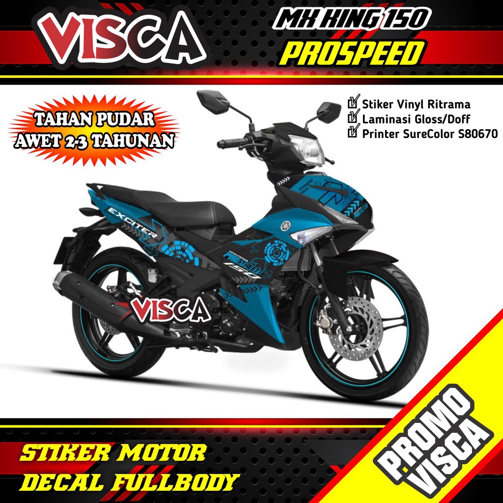 Decal MX King 150 Full Body สติกเกอร์ MX King 150 Striping MX King 150 สติกเกอร์ MX King 150 Full Bl