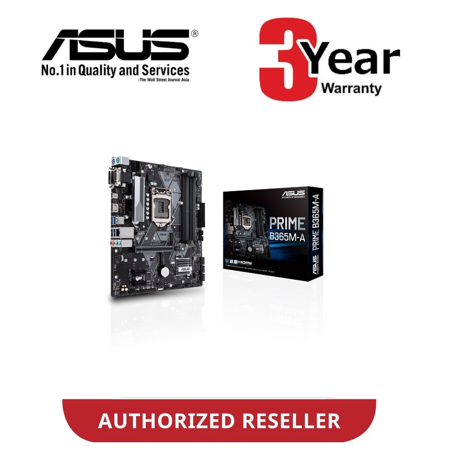เมนบอร์ด ASUS PRIME B365M-A Intel LGA-1151 MATX