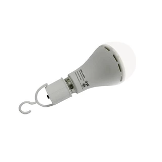 หลอดไฟฉุกเฉิน LED EMERGENCY BULB A70 9วัตต์ แสงสีขาว ขั้วE27(6500K) (แถมฟรี!! ขั้วE27 พร้อมปุ่มสวิตซ์เปิด-ปิด)