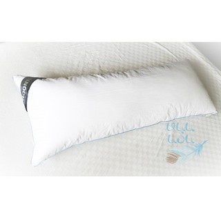 หมอนบอดี้ หมอนข้าง Body Pillow ขนห่านเทียม แถมฟรี!ปลอกหมอน Cotton 100% pkht