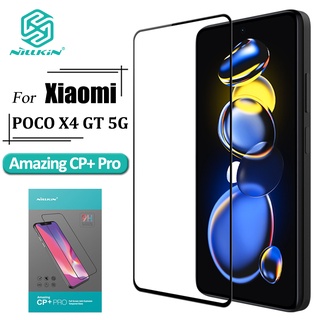 Nillkin กระจกนิรภัยกันรอยนิ้วมือ ป้องกันแสงสะท้อน CP+ Pro 9H แบบเต็มจอ สําหรับ Xiaomi POCO X4 GT 5G