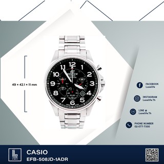 CASIO Edifice นาฬิกาข้อมือ รุ่น  EFB-508JD-1ADR