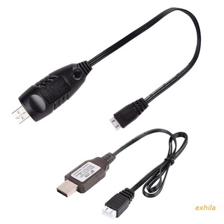 Exhila Univers 7.4v ที่ชาร์จ 2000mA /1000Ma / 500mA Xh-3P 2S Li-Ion เครื่องบินของเล่นรถถังชาร์จ Usb